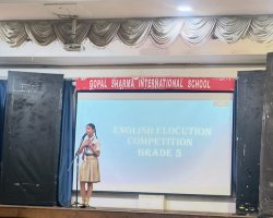 English Elocution Competition STD 5